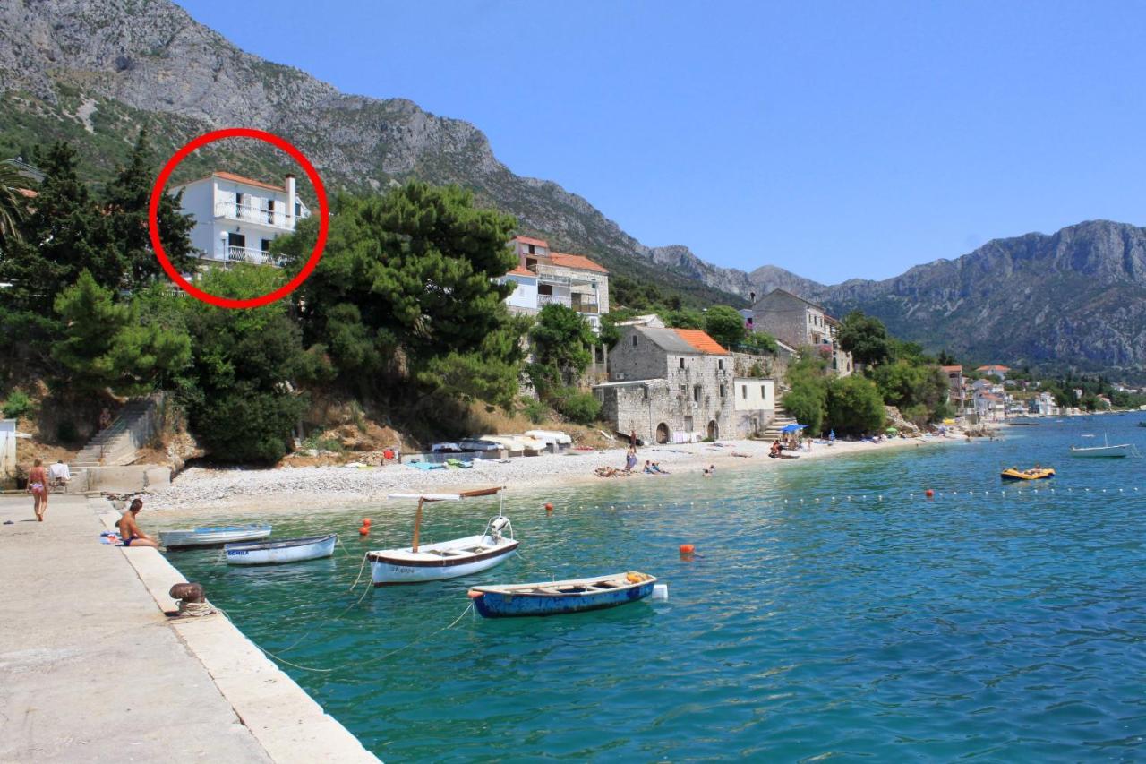 Apartments By The Sea Brist, Makarska - 505 Podaca Exteriör bild
